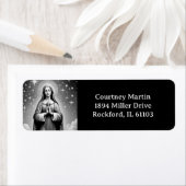 Virgin Mary Adress Étiquette (En situation)