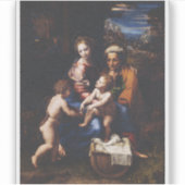 Virgin Mary and Child with John the Baptist Sticker (Voorkant)