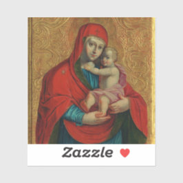 Virgin Mary and Jesus Child by Jan Rombauer Sticker