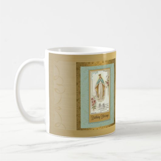 VIRGIN MARY BIRTHDAY BLESSING COFFEE MOK (Links)