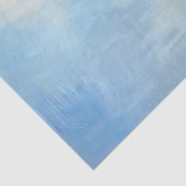 VIrgin Mary Blue Flowers Decoupage Tissuepapier (Detail)