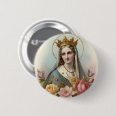 Virgin Mary Button (Voorkant /achterkant)