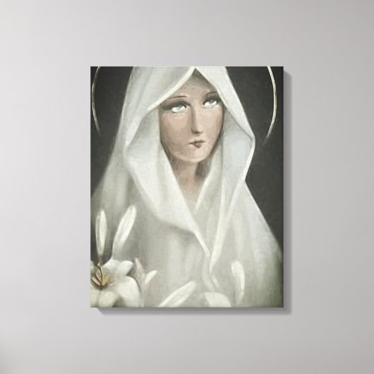 Virgin Mary Canvas Afdruk (Voorkant)
