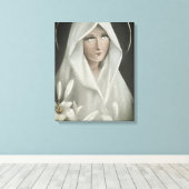 Virgin Mary Canvas Afdruk (Insitu (Houten vloer))
