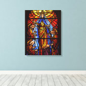 Virgin Mary Canvas Afdruk (Insitu (Houten vloer))