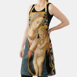 Virgin Mary Child Jesus kunstschilder Schort
