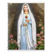 Virgin Mary die notitieboek bidt (Voorkant)