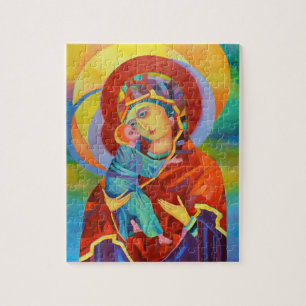Virgin Mary en Child Our Lady Legpuzzel