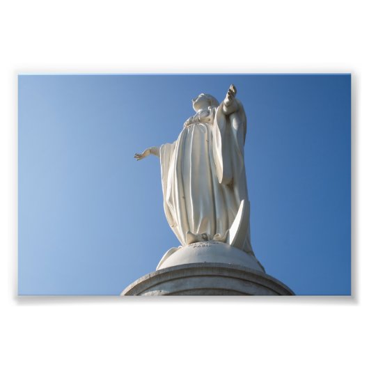 Virgin Mary Foto Afdruk (Voorkant)