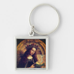 Virgin Mary - Gent Altarpart van Jan van Eyck Sleutelhanger