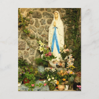 Virgin Mary grotto Briefkaart