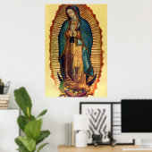 Virgin Mary Guadalupe Tilma Full Afbeelding Poster (Thuiskantoor)