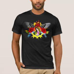 Virgin Mary Heart, ventilator, vleugels T-shirt