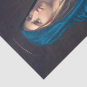 Virgin Mary huilend, E. Steinmann Tissuepapier (Detail)