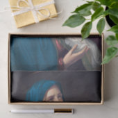 Virgin Mary huilend, E. Steinmann Tissuepapier (Geschenk)