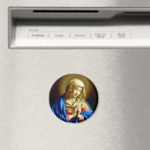 Virgin Mary in Prayer Magneet (Insitu (Vaatwasser))