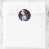 Virgin Mary in Prayer Ronde Sticker (Tas)