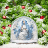 Virgin Mary in Whites and Blues with Roses (Noël)
