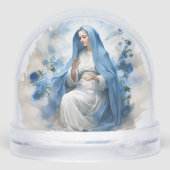 Virgin Mary in Whites and Blues with Roses (Arrière)
