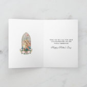 Virgin Mary Jesus Moederdag Catholic Kaart (Binnen)