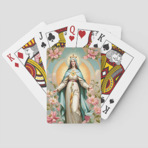 Virgin Mary playing cards, poker cards Pokerkaarten