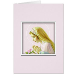 Virgin Mary Prayer-kaart
