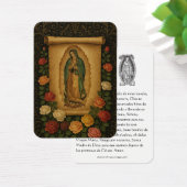 Virgin Mary Salve Reina Spanish Prayer Holy Card (Bureau)