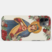 Virgin Mary Sorrowful Moeder Religieuze Floral Case-Mate iPhone Case (Achterkant (horizontaal))