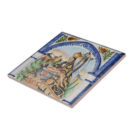 Virgin Mary Tegeltje (Zijkant)