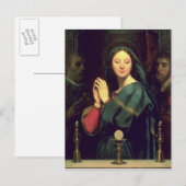 Virgin met Gastheer, 1841 Briefkaart (Voorkant / Achterkant)