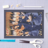 VIRGIN MET KIND, ANGELS, CHRISTMAS JOY PEACE LOVE TISSUEPAPIER (Craft)