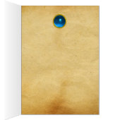 VIRGIN MET KIND, Blauwe Sapphire (Binnen (Rechts))