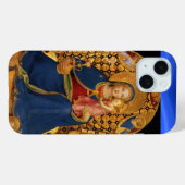 VIRGIN MET KIND EN ANGELS, blauw saffier Case-Mate iPhone Case (Achterkant (horizontaal))