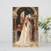 VIRGIN MET KIND, MUSISCHE ANGELS CHRISTMAS BRIEFPAPIER (Staand voorkant)