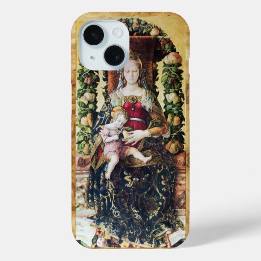 VIRGIN MET KIND, perkament Case-Mate iPhone Case (Achterkant)