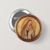 VIRGIN MET KIND RONDE BUTTON 5,7 CM (Voorkant /achterkant)