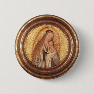 VIRGIN MET KIND RONDE BUTTON 5,7 CM