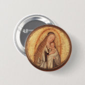 VIRGIN MET KIND RONDE BUTTON 5,7 CM (Voorkant /achterkant)