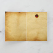 VIRGIN MET KIND, Rood Ruby Feestdagen Kaart (Binnen)