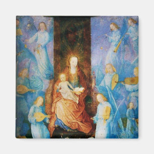 VIRGIN MET KIND - ZORG VOOR ANGELS MAGNEET