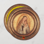 VIRGIN MET KINDERDAAD Red Ruby Kaart (Voorkant / Achterkant)