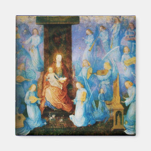 VIRGIN MET KINDEREN - BEZORGDHEID VAN ANGELS MAGNEET