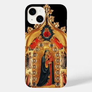 VIRGIN MET KINDEREN EN ANGELS GOLD SACRED ART ICON Case-Mate iPhone 14 HOESJE