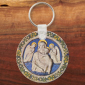 VIRGIN MET KINDEREN EN ZINS SLEUTELHANGER (Voorkant)