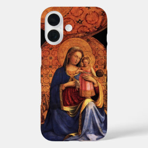 VIRGIN MET KINDEREN EN ZINTEN, blauw zwart iPhone 16 Hoesje