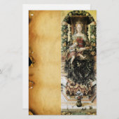 VIRGIN MET KINDERGEDEELTE BRIEFPAPIER (Voorkant / Achterkant)