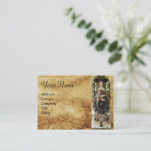 VIRGIN MET KINDERGEDEELTE VISITEKAARTJE (Staand voorkant)