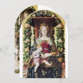 VIRGIN MET KINDERkerstfeest White Kaart (Voorkant / Achterkant)