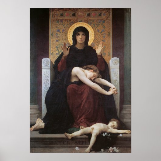 Virgin of Consolation – William Adolphe Bouguereau Poster (Voorkant)