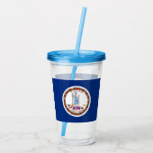 Virginia Acryl Drinkbeker (Achterkant)